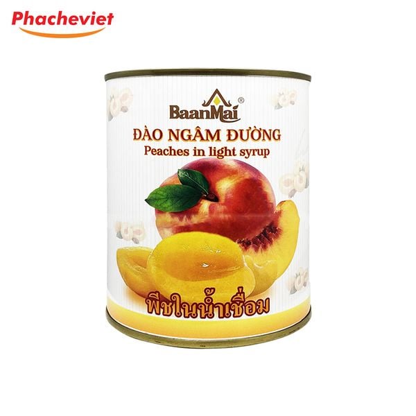 Đào Ngâm Baan Mai 820gr