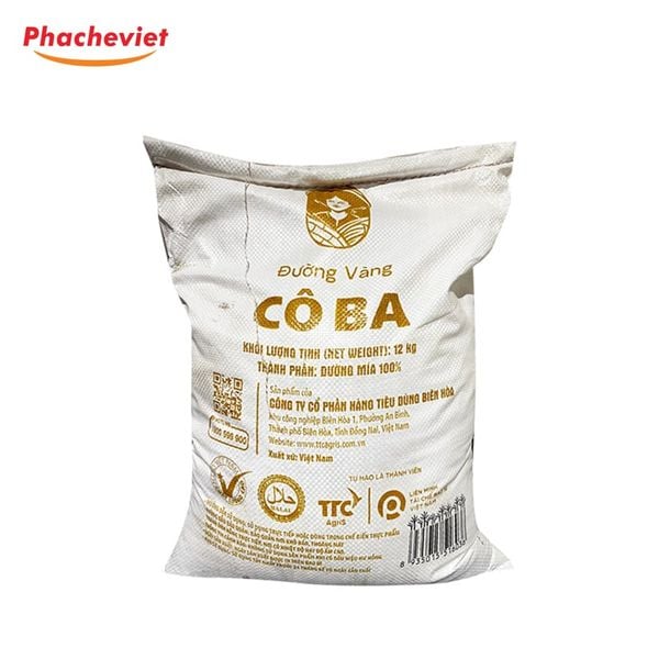 Đường Biên Hòa Cô Ba Vàng 12kg