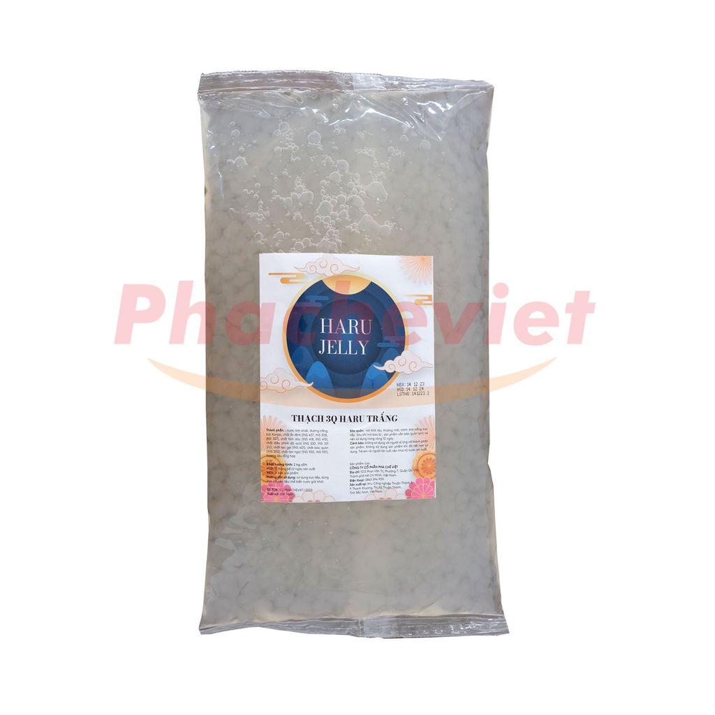 Trân Châu 3Q Haru Jelly Trắng 2kg