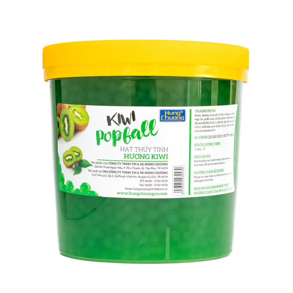 Hạt Thủy Tinh Hùng Chương Kiwi 3.2Kg