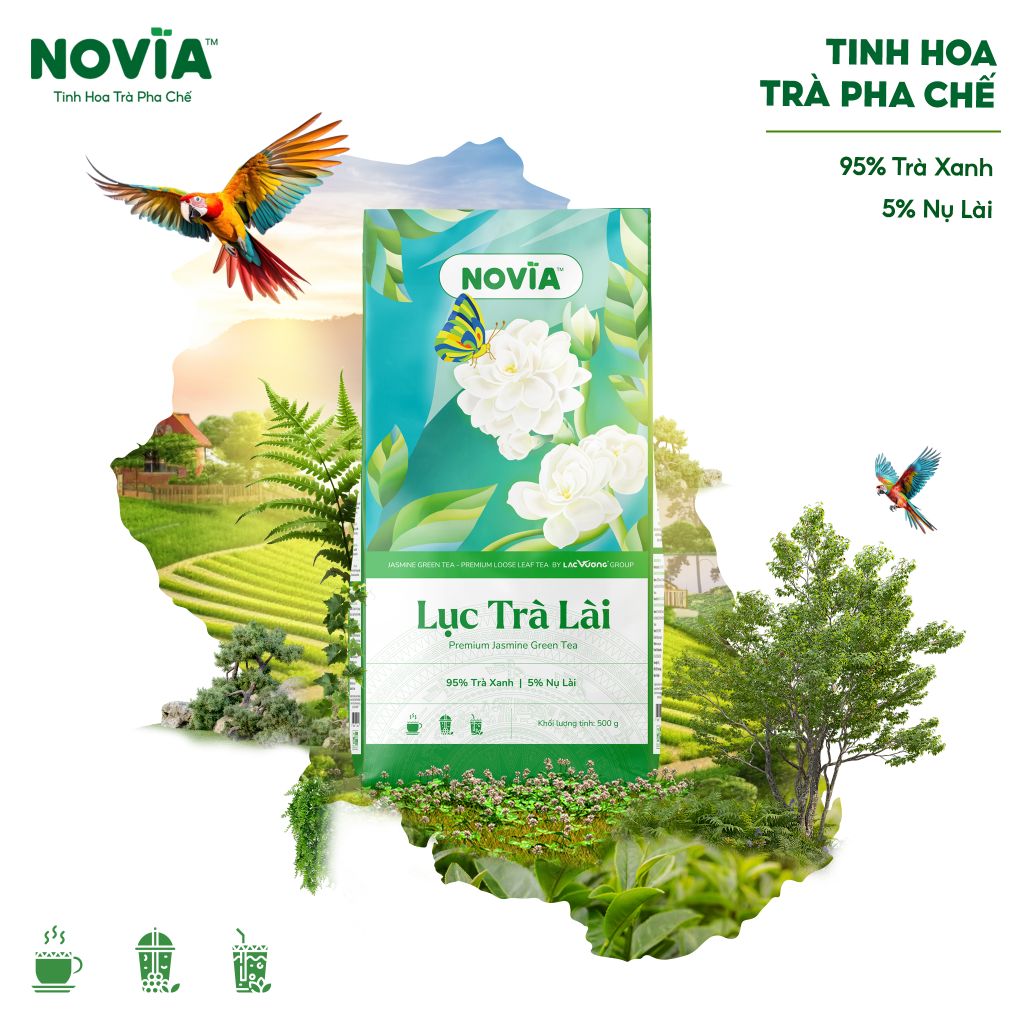 Lục Trà Lài Novia 500g