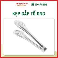 Kẹp Gắp Inox Tổ Ong 13 x3 cm
