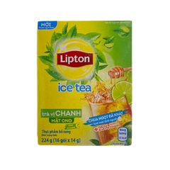 Lipton Chanh Hòa Tan 224g 16 Gói