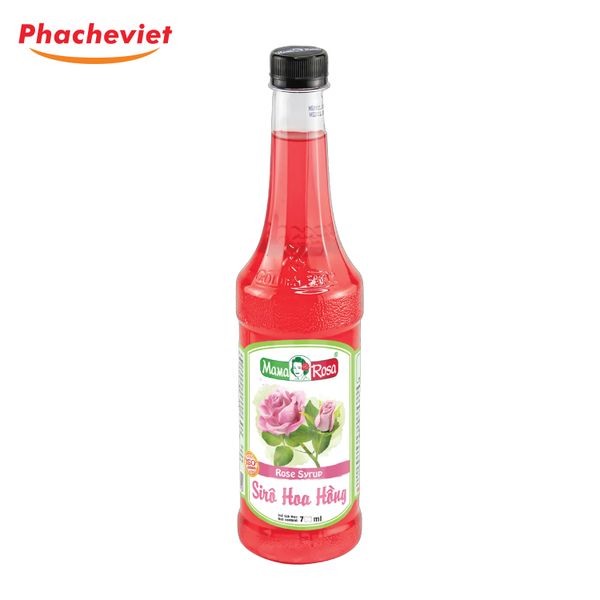 Sirô Mama Rosa 700ml Hoa Hồng