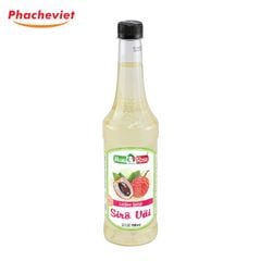 Sirô Mama Rosa 700ml  Vải