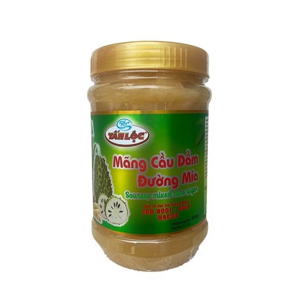 Mãng cầu dầm đường mía Tấn Lộc hộp 600g