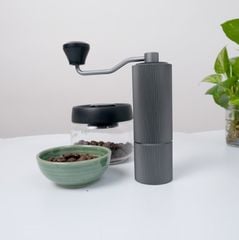 Cối Xay Cà Phê KMDJ -A2 XÁM Cầm Tay Thép Không Gỉ