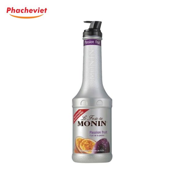 Mứt Sệt Puree Monin Vị Chanh dây Passion fruit 1L