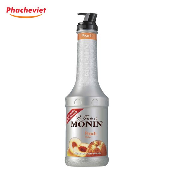 Mứt Sệt Puree Monin Vị Đào Peach 1L