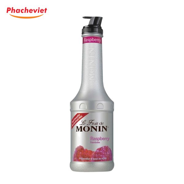 Mứt Sệt Puree Monin Vị Phúc Bồn Tử Raspberry 1L