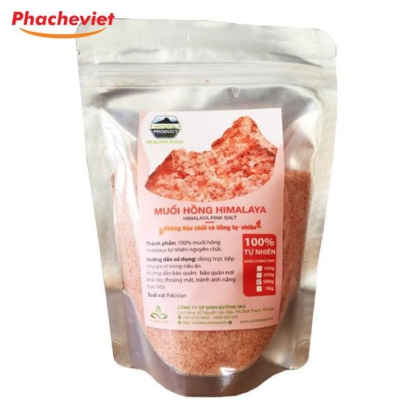 Muối Hồng Himalaya Dạng Mịn 500g