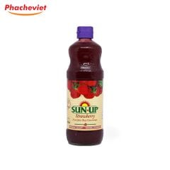 Nước Ép Trái Cây Cô Đặc Sunup Dâu 750ml