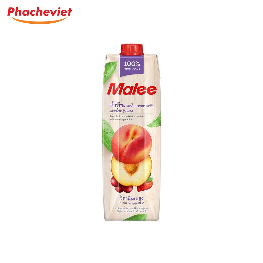Nước Ép Đào Và Trái Cây Hỗn Hợp Malee 1L