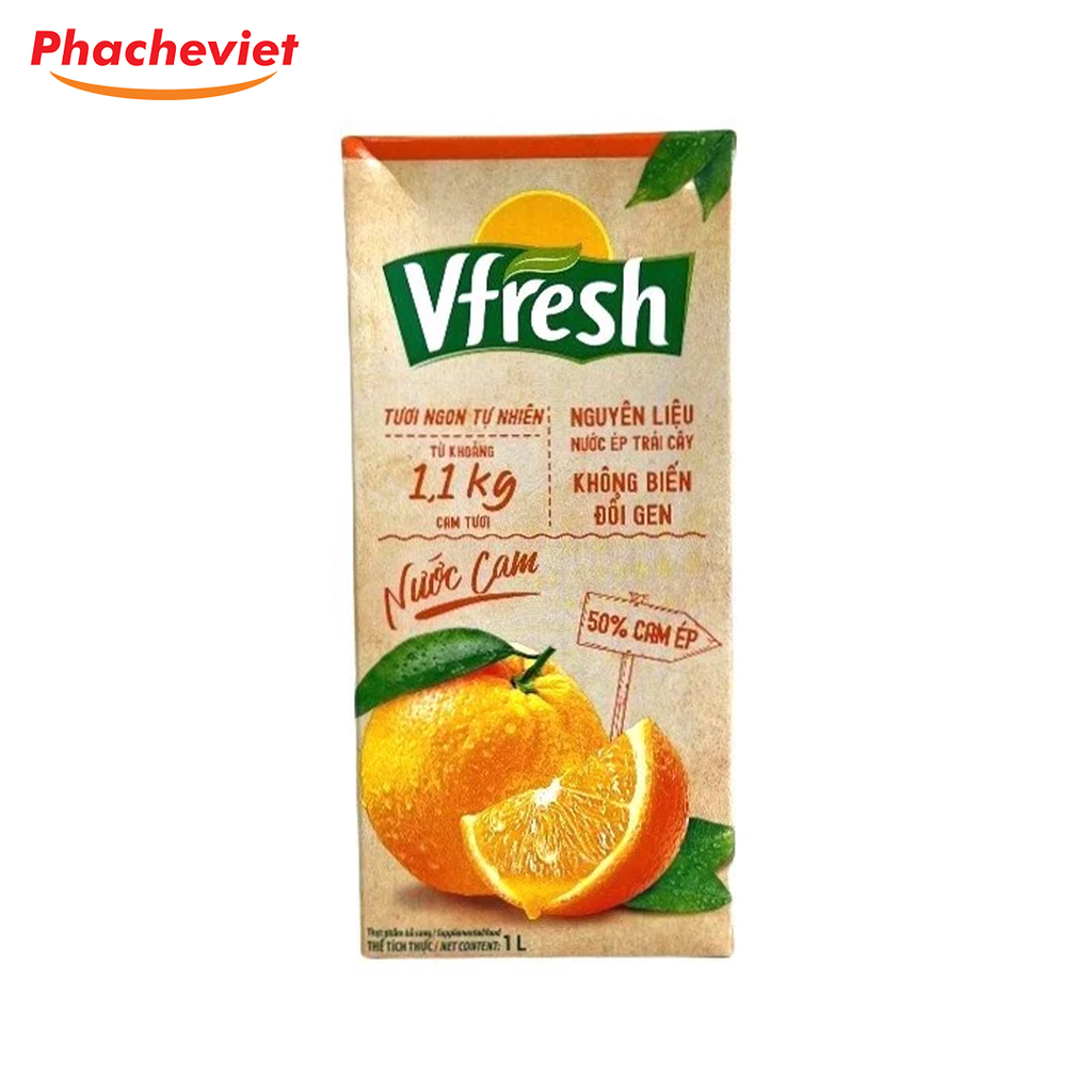 Nước Ép Vfresh Cam 1L