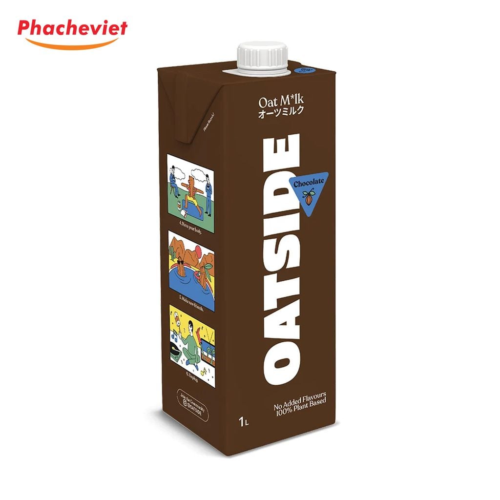 Sữa Yến Mạch Oatside Barista Blend 1L Hàng Thái Lan