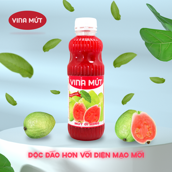 Sinh Tố Vina Ổi Hồng 1L