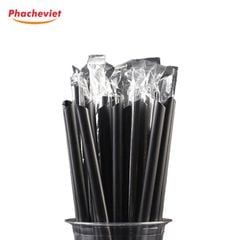 Ống Hút Phi 8 ĐEN CÓ MÀNG BỌC