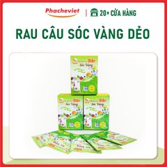 Rau Câu Sóc Vàng Giòn Dẻo Hộp 10 Gói 125gr