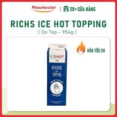 Rich Kem Béo Pha Chế Topping ICEHOT Hộp 907g