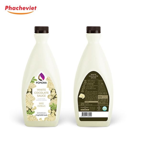 Sauce Pomona Chocolate Trắng 2kg