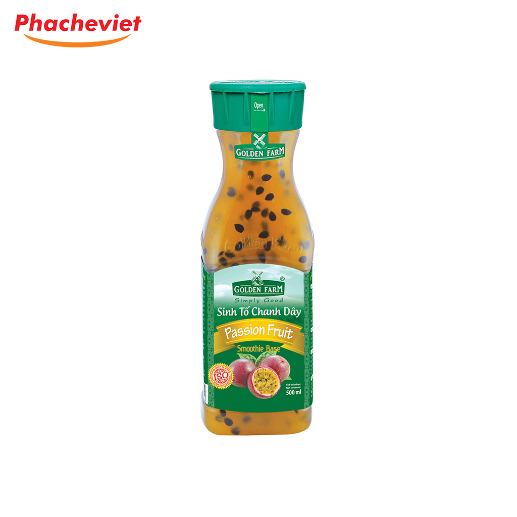 Sinh tố Golden Farm Chanh Dây có hạt 500ml