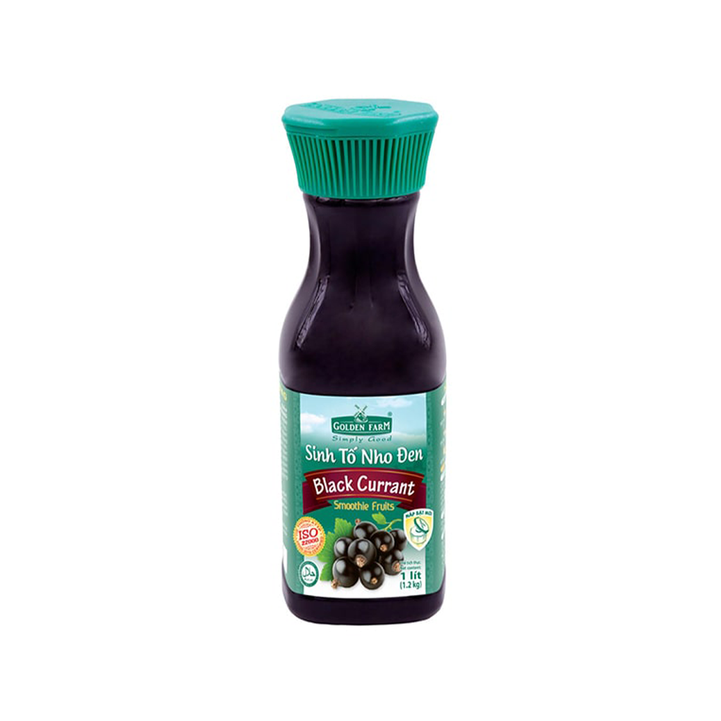 Sinh Tố Golden Farm Nho Đen 1000ml