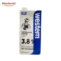 Sữa Tươi Tiệt Trùng Western 1L