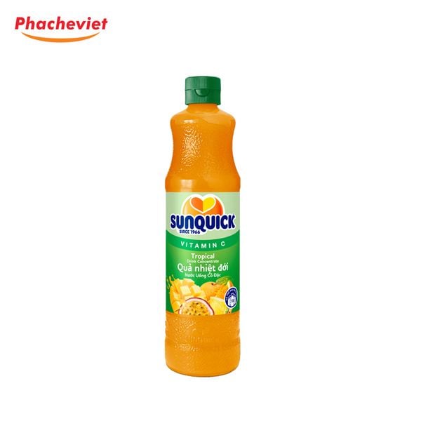 Nước Ép Cô Đặc Sunquick Tropical Trái Cây Nhiệt Đới 700ml