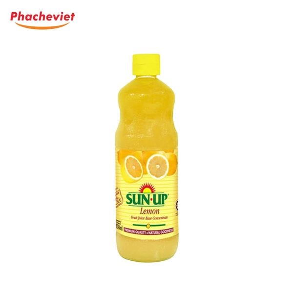 Nước Ép Trái Cây Cô Đặc Sunup Chanh 750ml