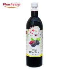 Syrup Goodheart Dâu tằm 1L