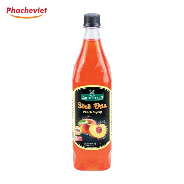 Syrup Golden Farm 1L Đào