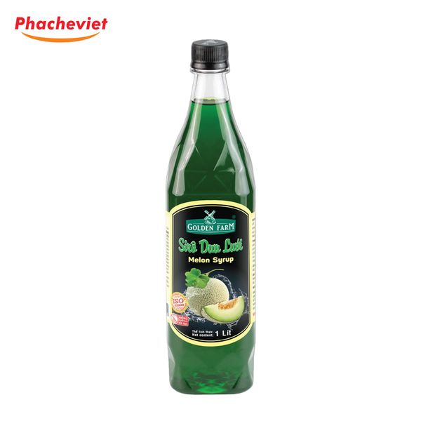 Syrup Golden Farm 1L Dưa Lưới