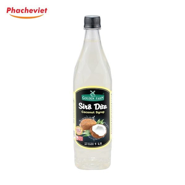 Syrup Golden Farm 1L Dừa