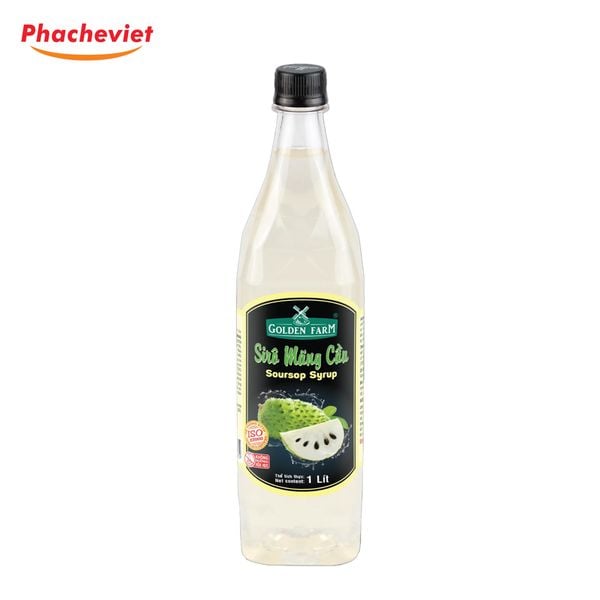 Syrup Golden Farm 1L Mãng Cầu