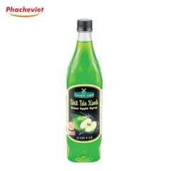 Syrup Golden Farm 1L Táo Xanh