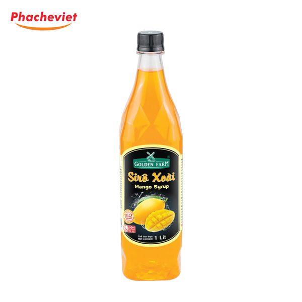 Syrup Golden Farm 1L Xoài