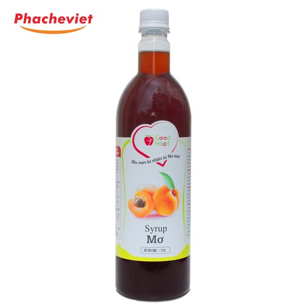 Syrup Good Heart Mơ 1L
