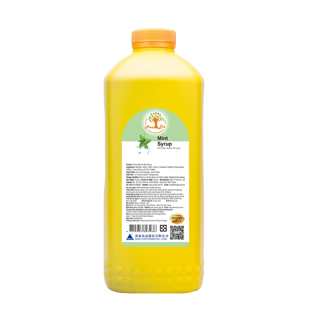 Syrup Maulin Bạc Hà 2.5Kg