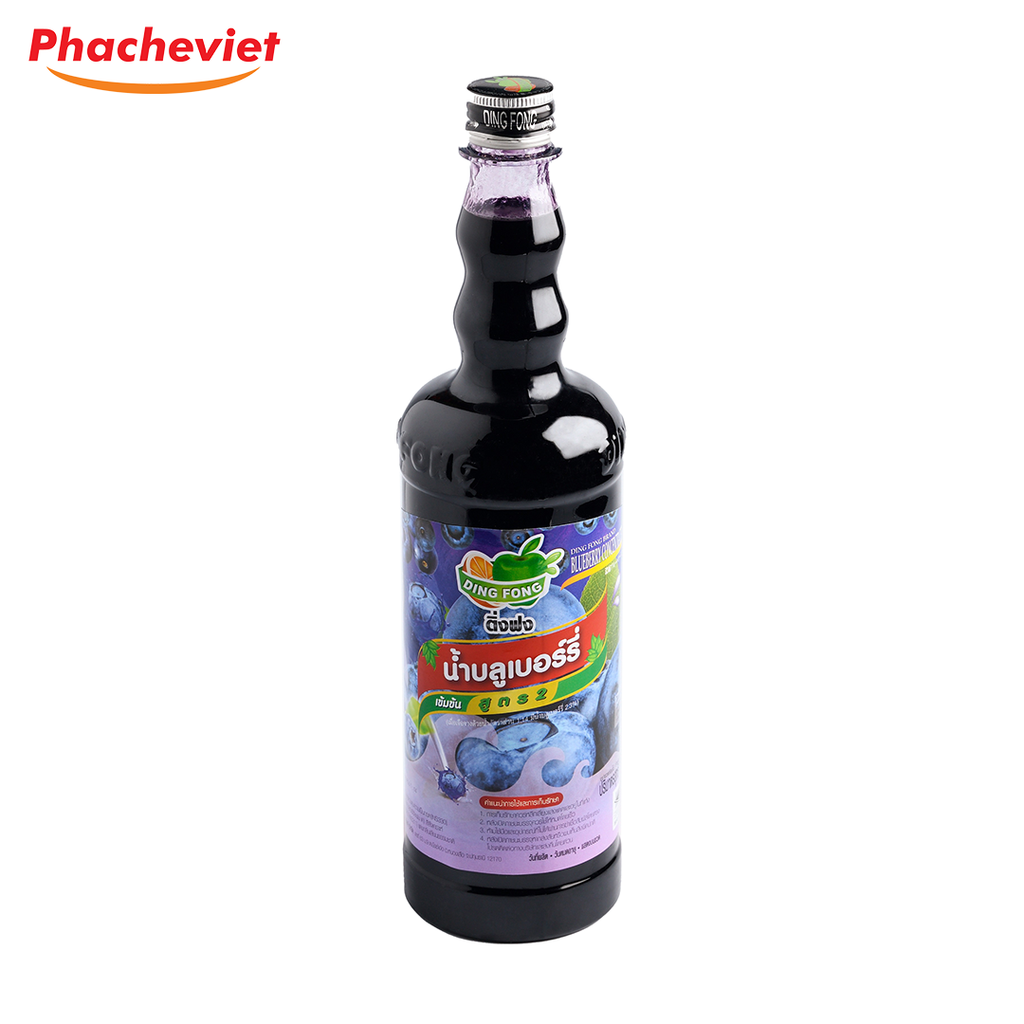 Syrup Ding Fong Việt Quất 750ml