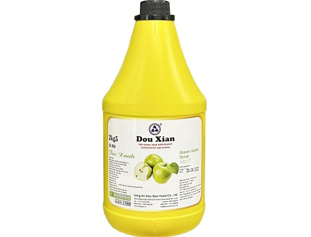 Syrup Douxian 2.5kg Nhiều Hương Vị