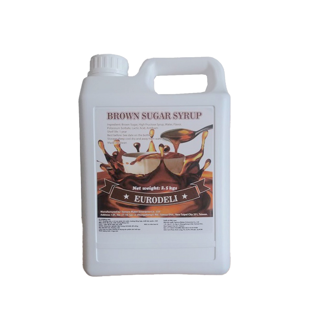 Syrup Đường Đen Eurodeli Đài Loan 2.5Kg