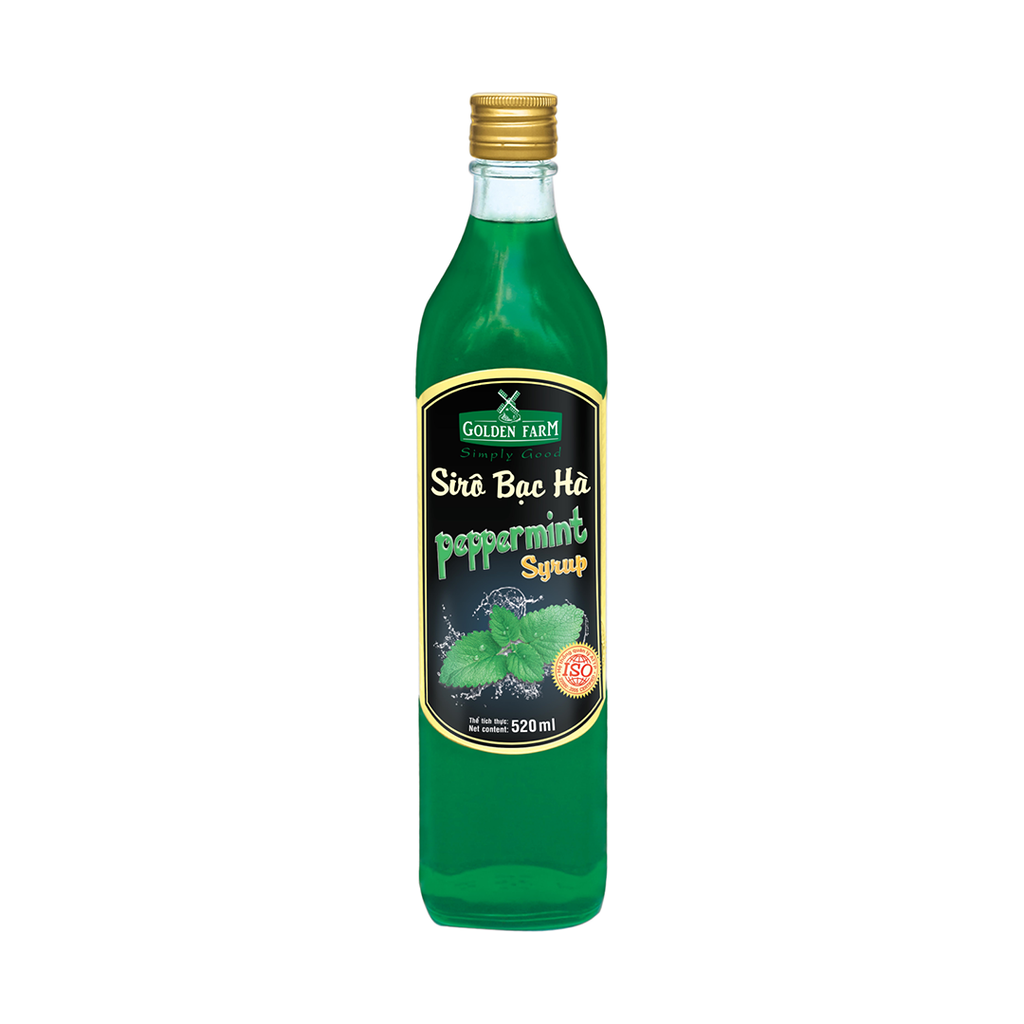 Syrup Golden Farm Bạc Hà 520ml