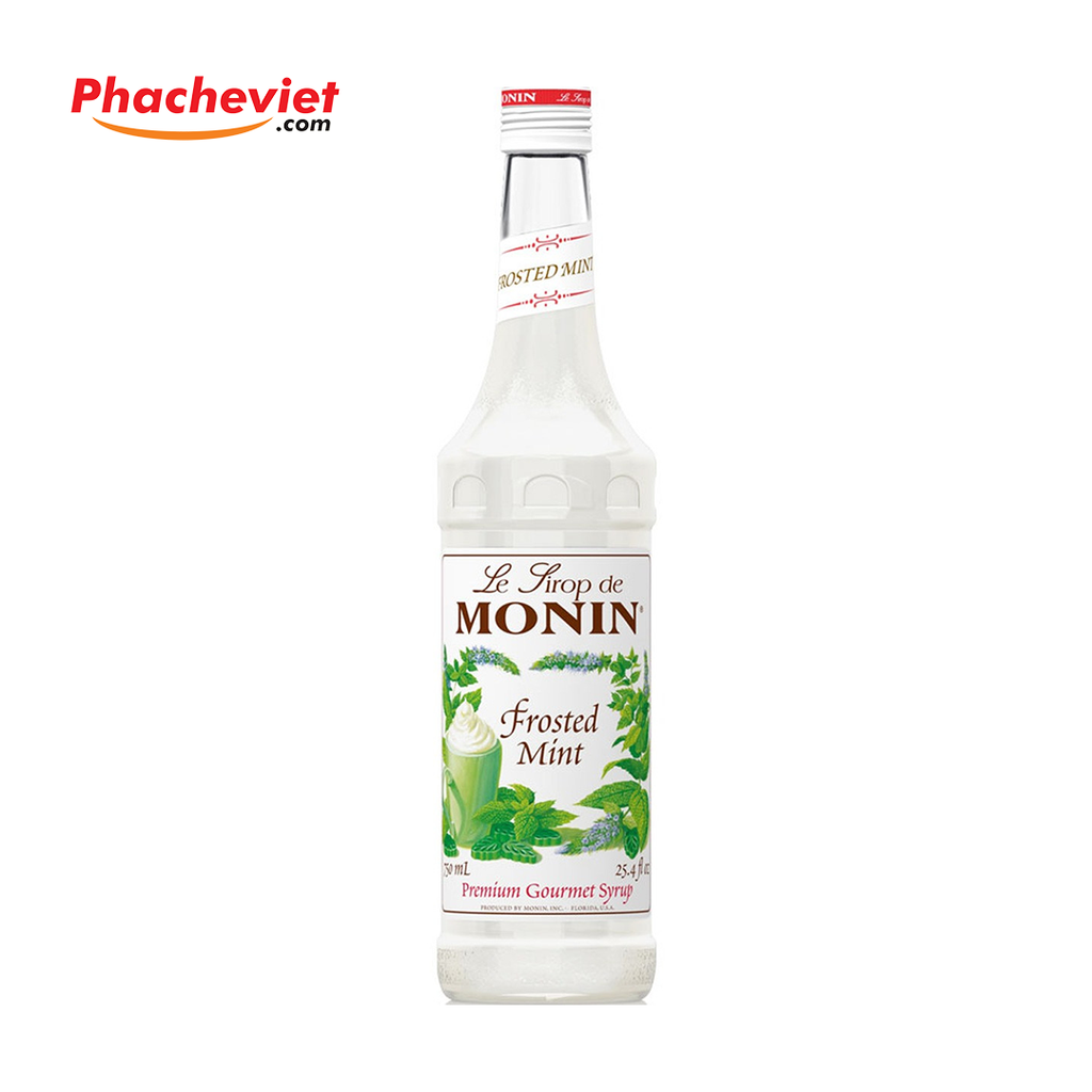 Syrup Monin Bạc Hà Trắng - Frosted Mint