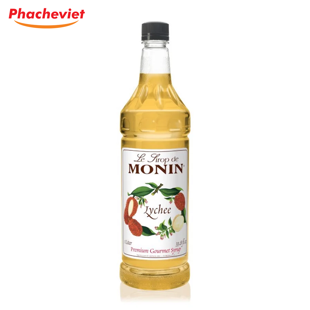 Syrup Monin Vải 1 Lít