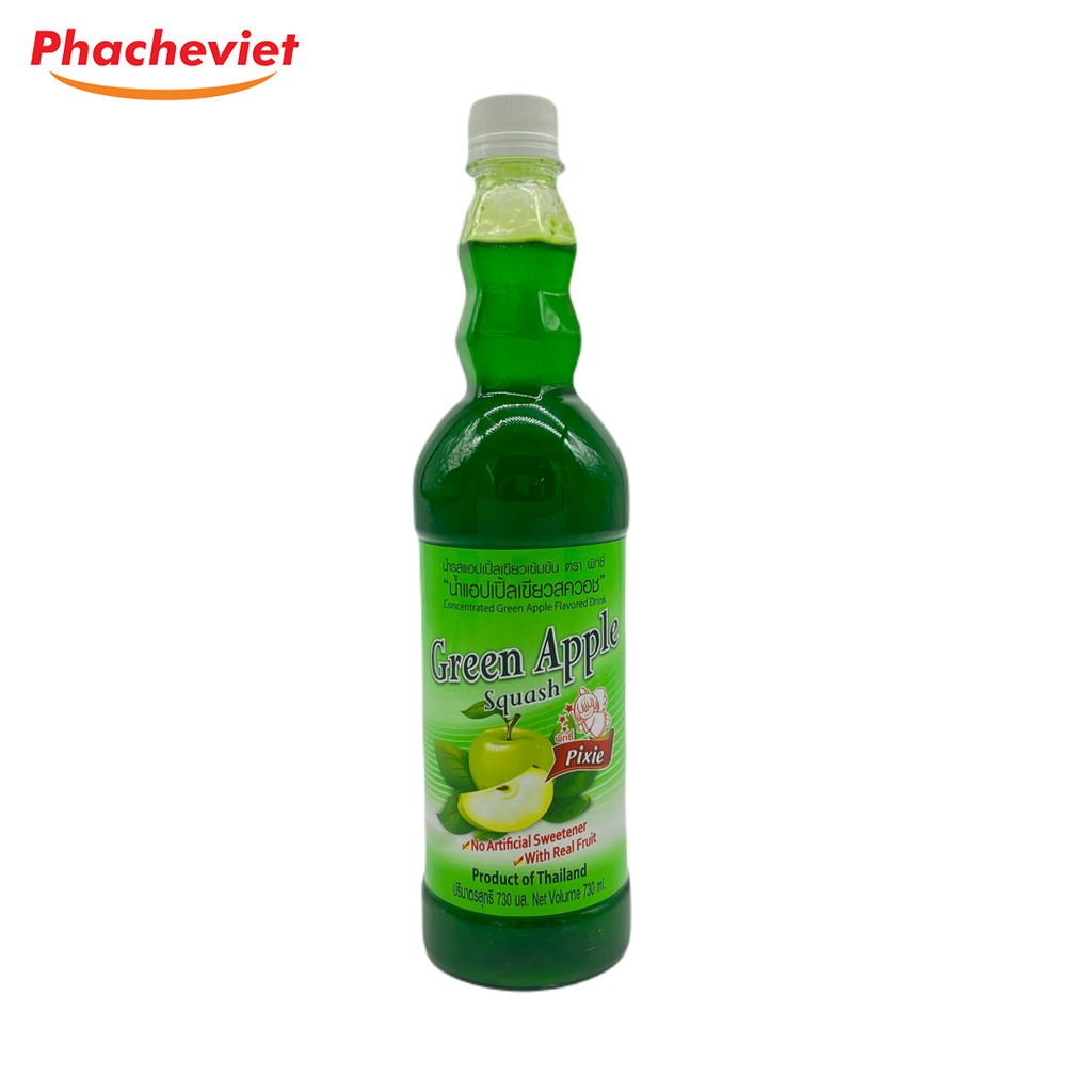 Syrup Pixie Táo Xanh 730ml