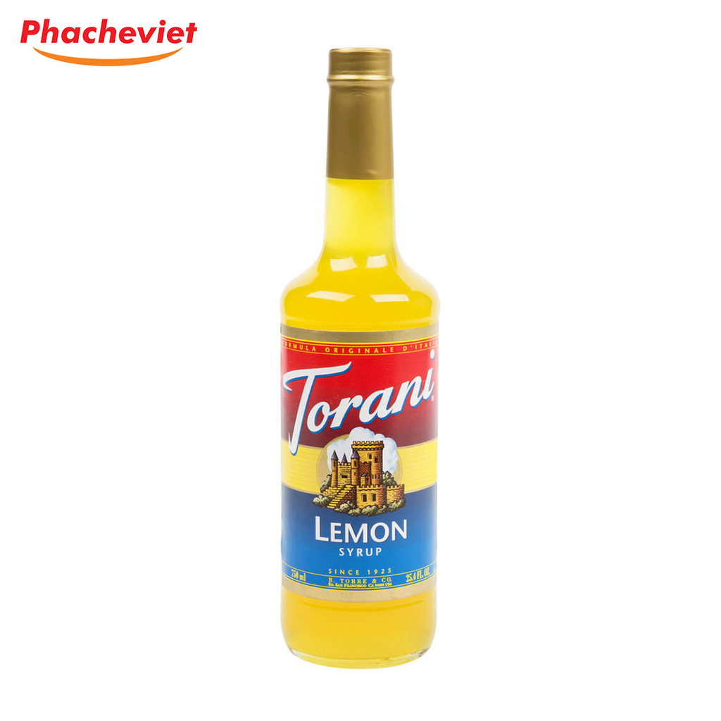Syrup Torani Chanh Vàng (Lemon) 750ml
