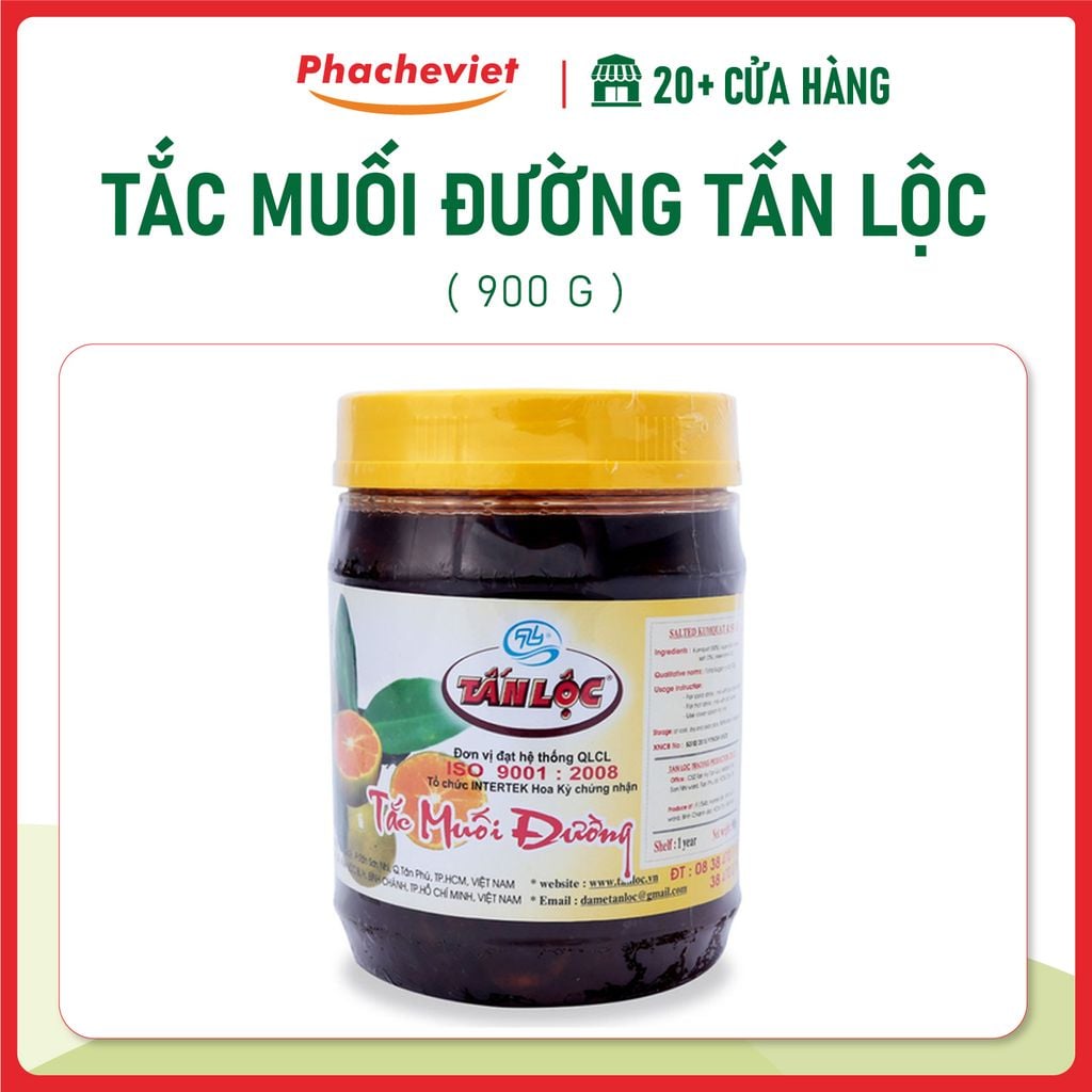 Tắc Muối Đường Tấn Lộc 900gr