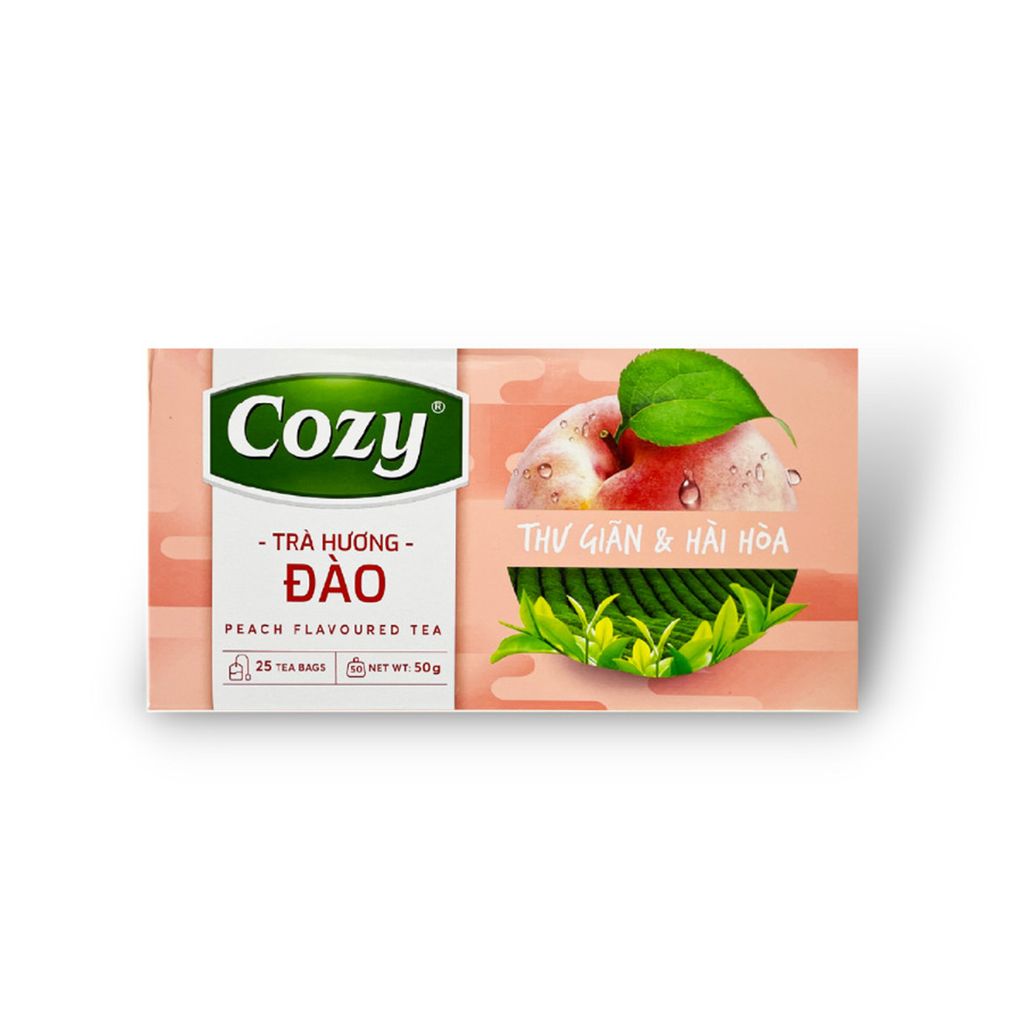 Trà Cozy Đào Túi Lọc 50g