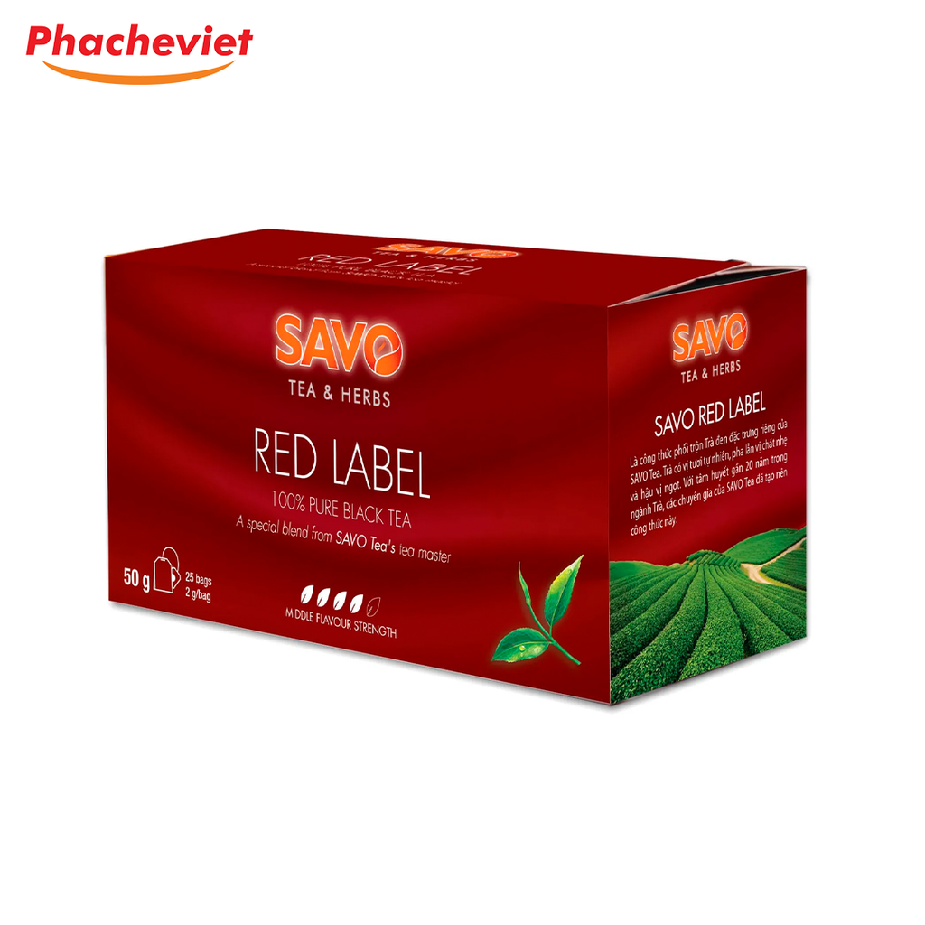 Trà Savo Trà Hồng Trà Túi Lọc