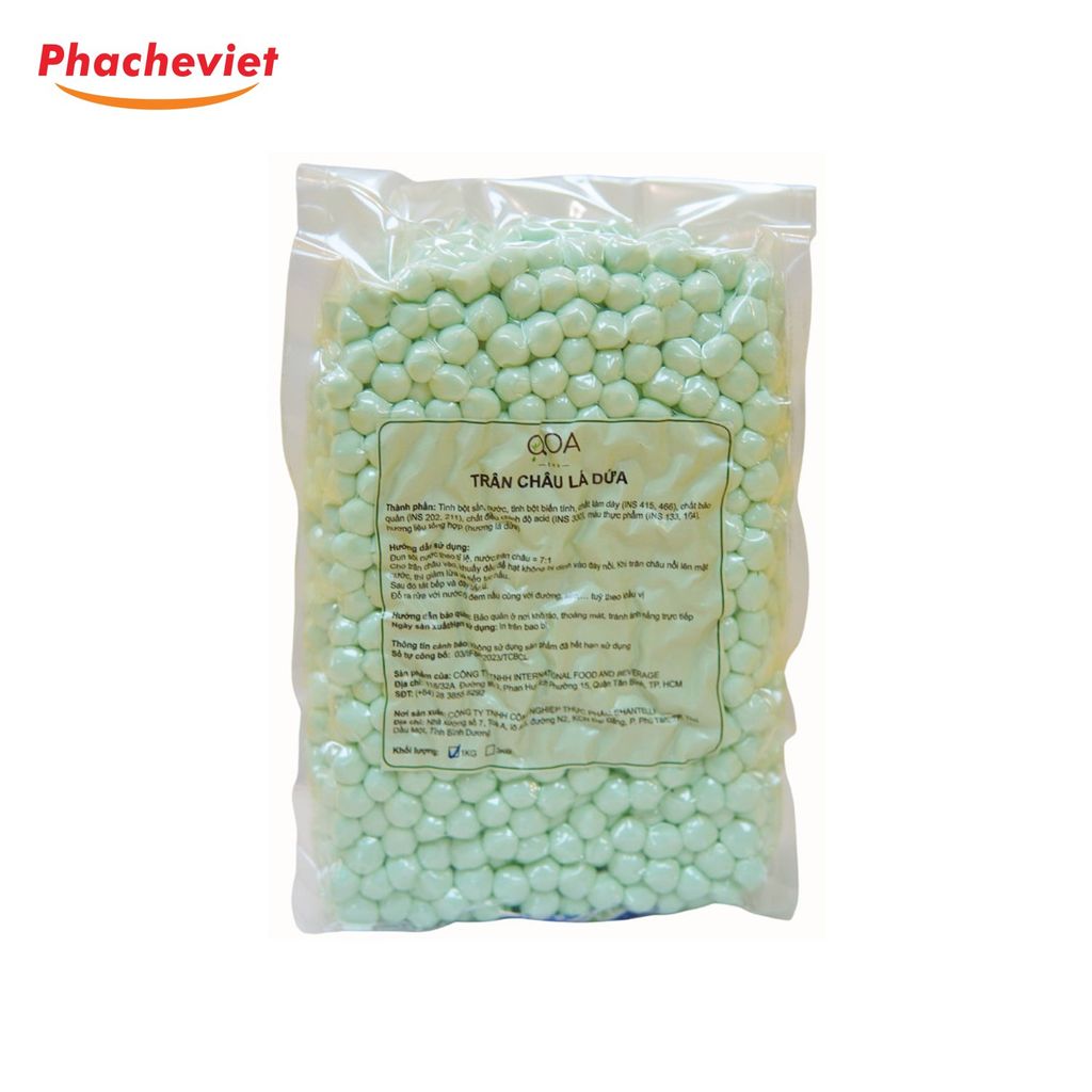 Trân châu Lá dứa QOA 1kg